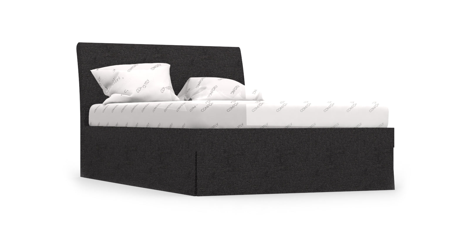 VANVIK IKEA Bed Frame Cover 140 - Crown Black